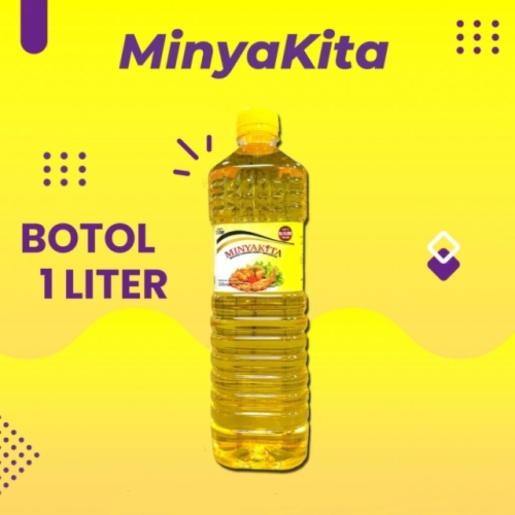 

Minyak Goreng MinyaKita 1 Liter Botol Minyak Kita