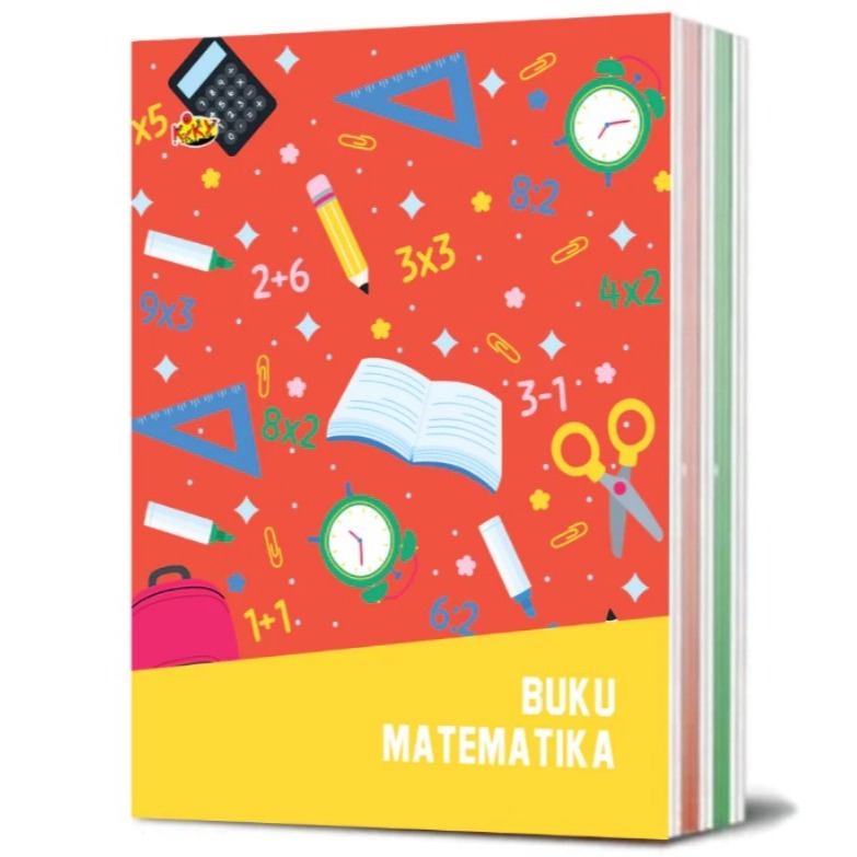 

1 Buku !!! Buku Matematika KIKY 98 Lembar - 1 Buku / Motif Random