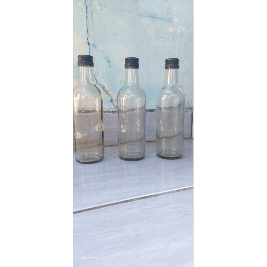 botol kaca 300 ml tebal minuman kopi jamu madu