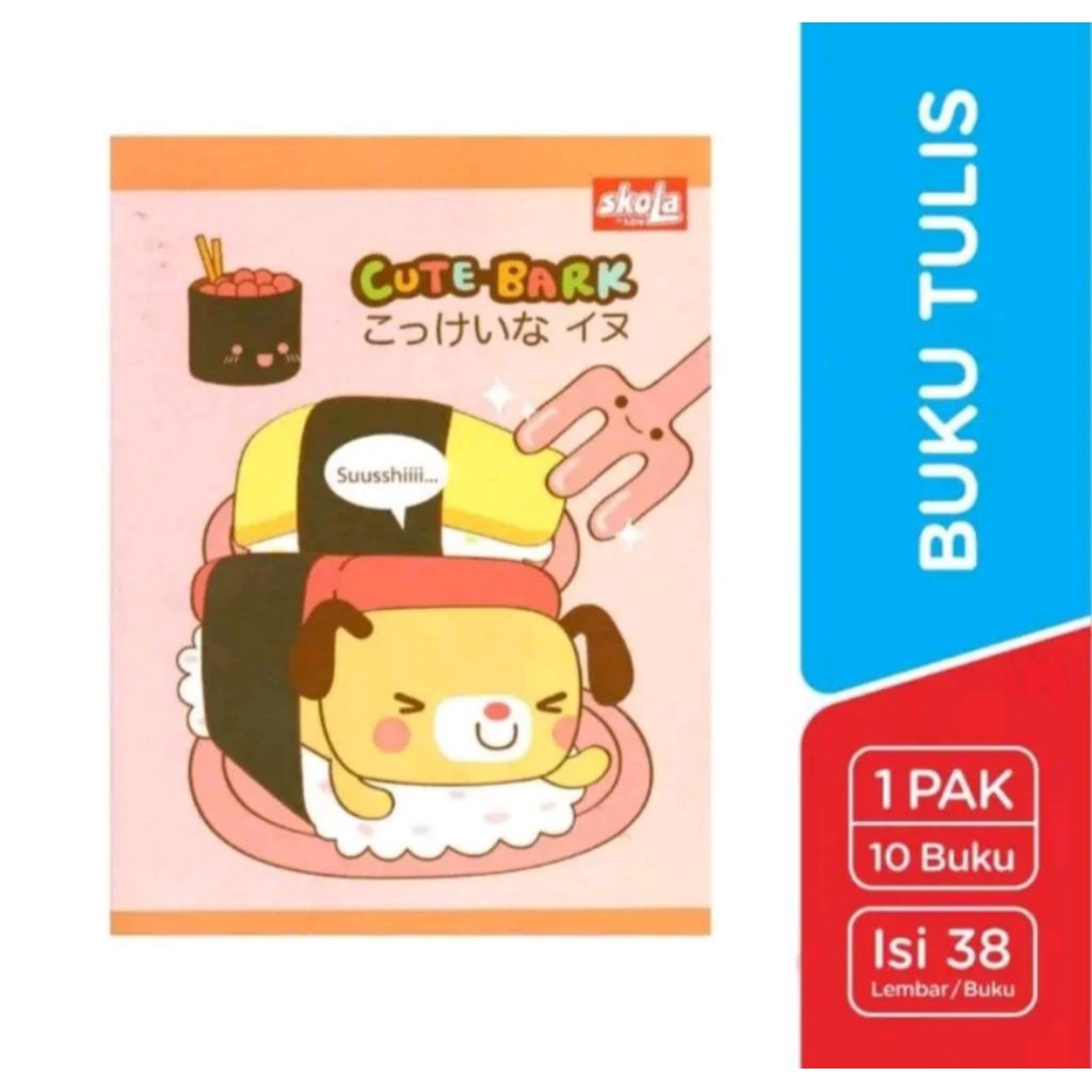 

Buku Tulis Skola By Sinar Dunia/Sidu isi 38 lembar/5 pcs buku
