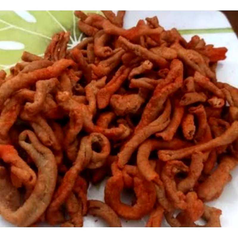 

Keripik Usus Balado Pedas 200gram enak