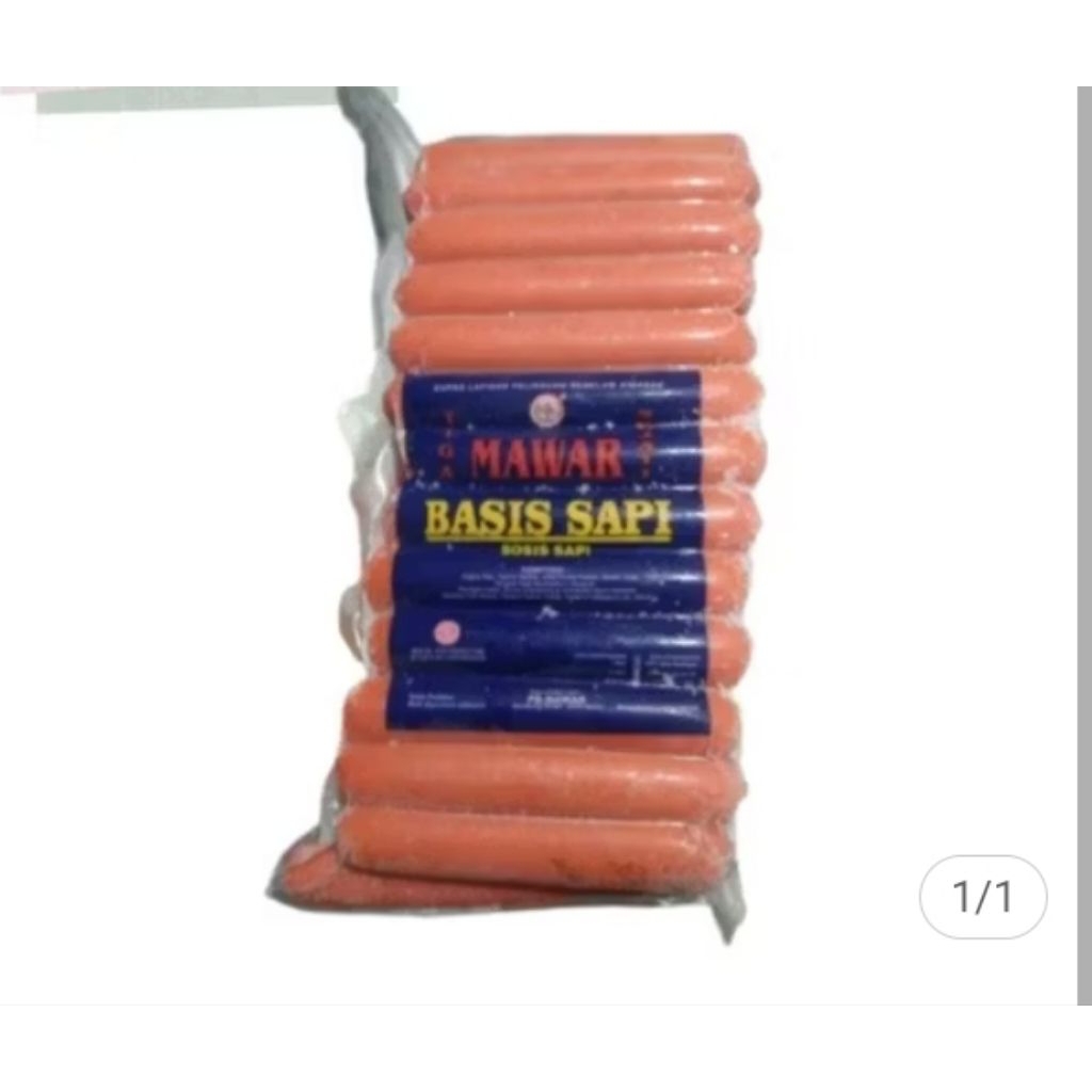 

sosis sapi mawar 500g 24 pcs