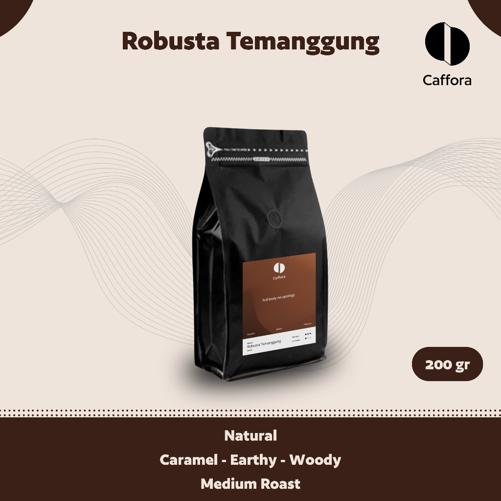 

Caffora - Kopi Robusta Robusta Coffee Temanggung - Natural