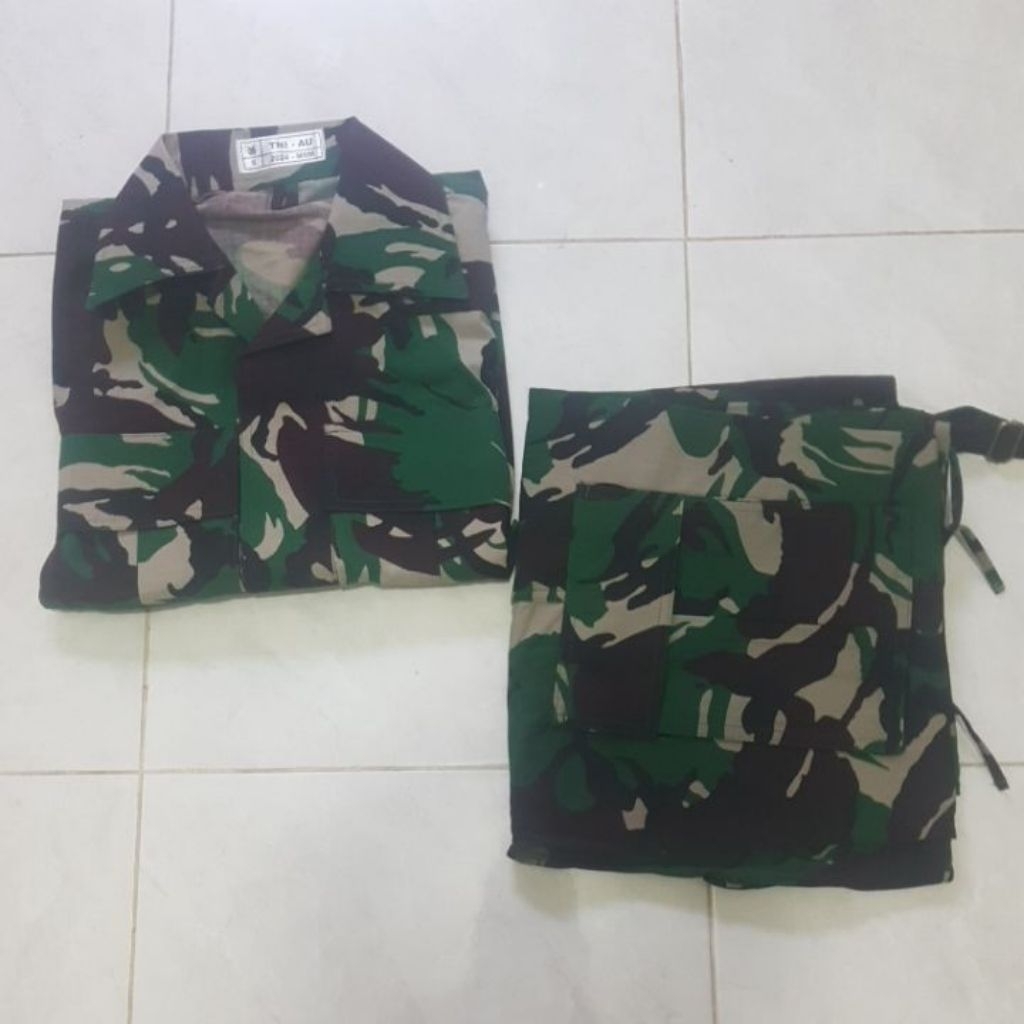 BAJU PDL JATAH TNI AU/ LORENG MALVINAS