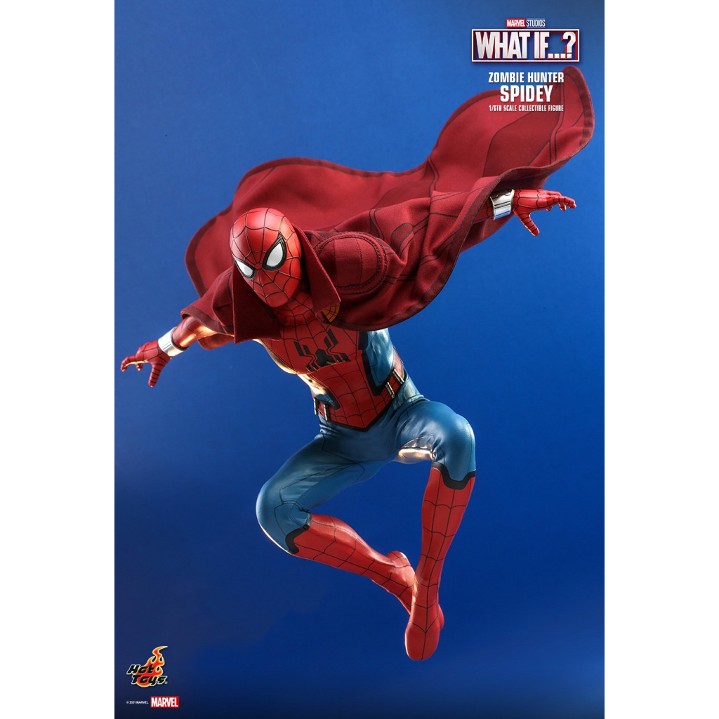 Hot Toys 1:6 | Spiderman Zombie Hunter Spidey Disney Marvel What If | Masterpiece Action Figure