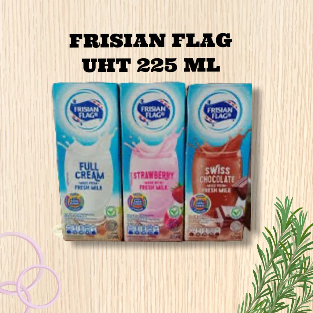 

FRISIAN FLAG UHT 225ML, SUSU CAIR UHT, RTD 100% ORIGINAL