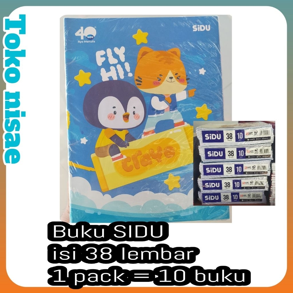 

Buku Tulis Sidu isi 38 lembar 1 pack