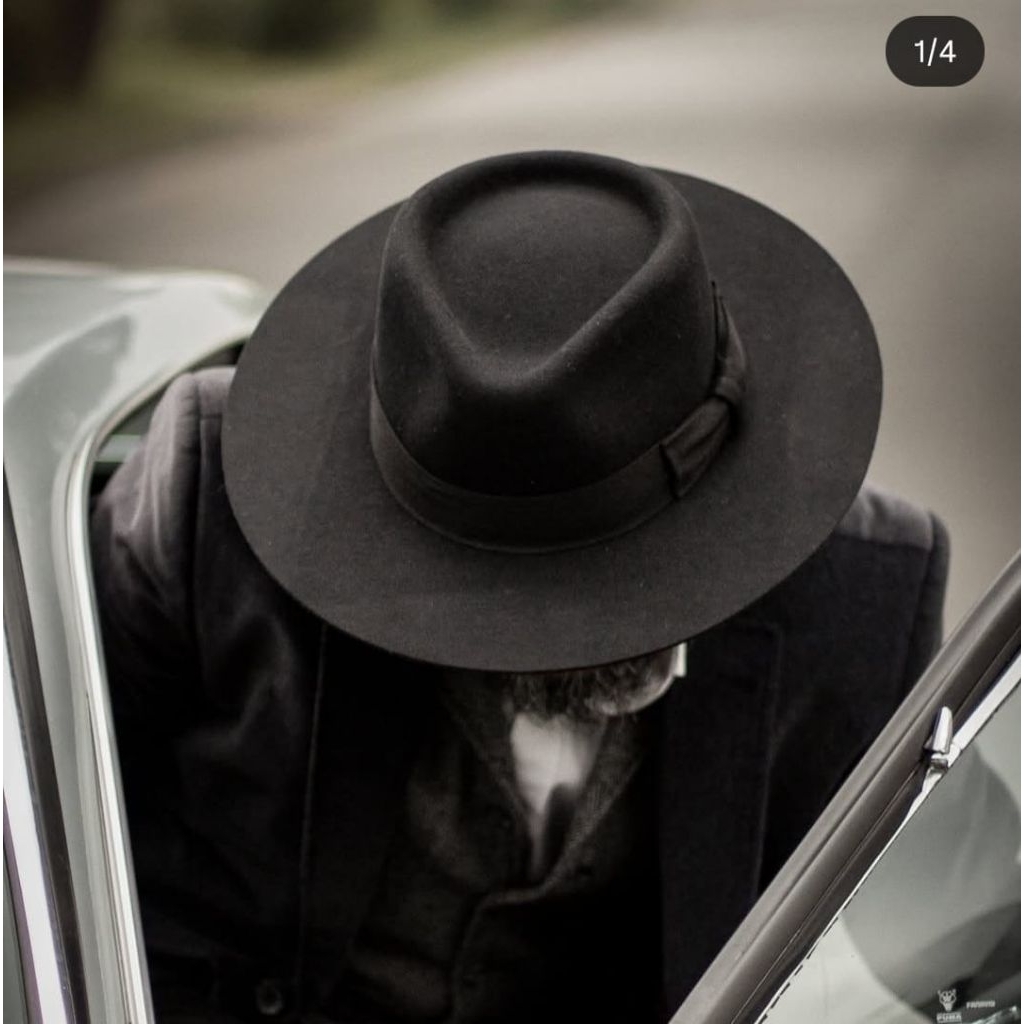 TOPI LAKEN FEDORA PRIA 100% WOLL IMPORT CLASSIC FASHION