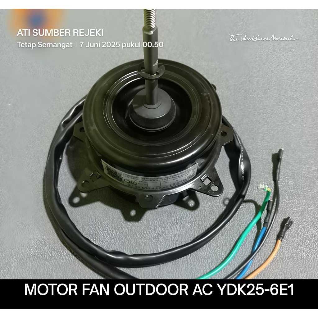 Dinamo Motor  Fan Outdor YDK25-6E1 240V 25W  Original Midea Aqua Sharp
