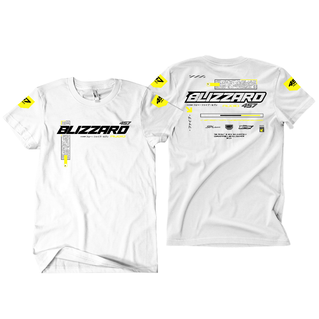 T-Shirt Kaos Blizzard Audio DC4 Katun S-XXL