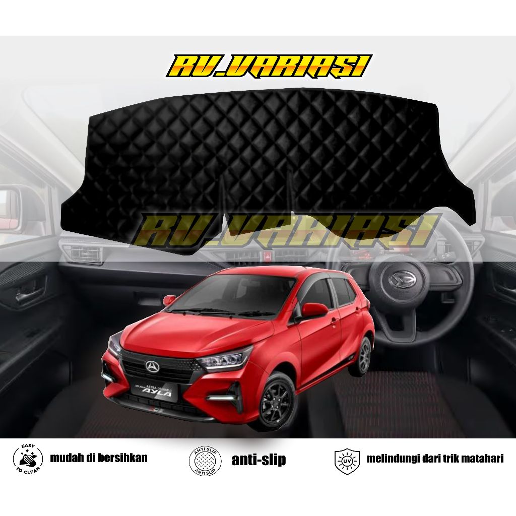 Cover Dashboard Mobil New Agya / Ayla Alas Dashboard Kulit Premium
