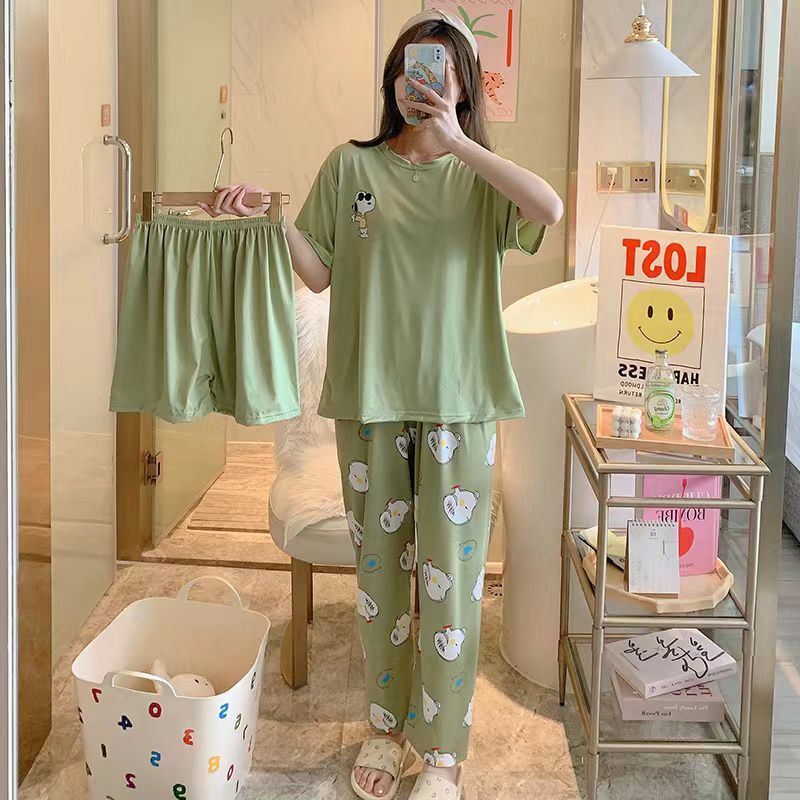 [TTEUDA]  Piyama Jumbo Wanita Import | Baju Tidur Jumbo | Piyama Oversize Wanita Dewasa | Baju Tidur
