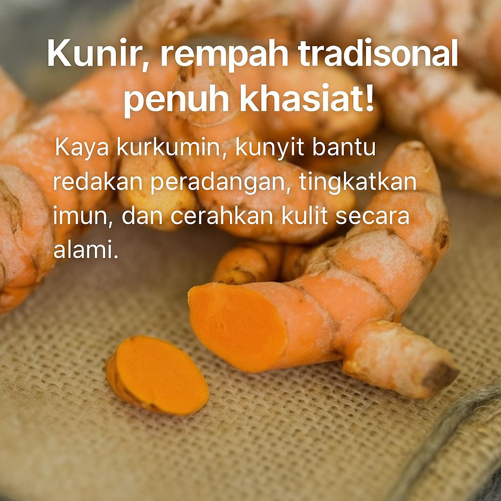 

kunyit kuning kunir kuning segar 1kg bumbu masak dapur