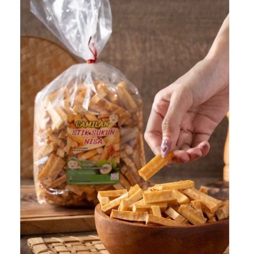 

STIK SUKUN NISA /500gr Snack keripik stik sukun kripik