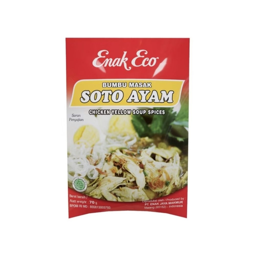 

Enak Eco Bumbu Soto Ayam 70 gr