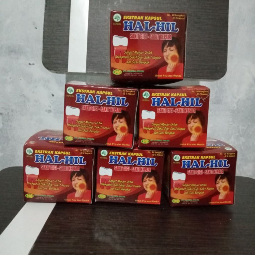 Hal Hil kapsul Sakit gigi