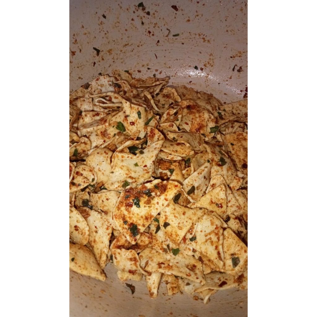 

Basreng Pedas Daun jeruk