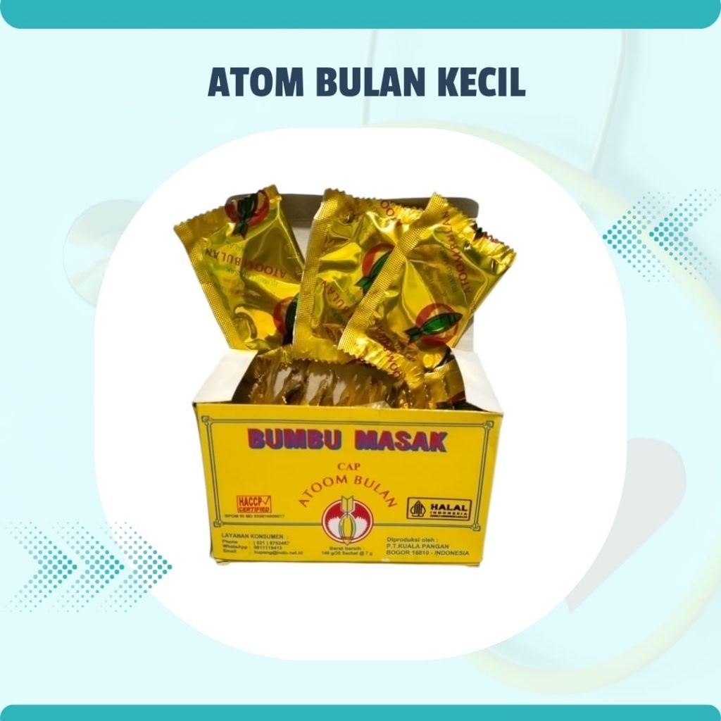 bumbu atom sachet kecil/bumbu asin gurih