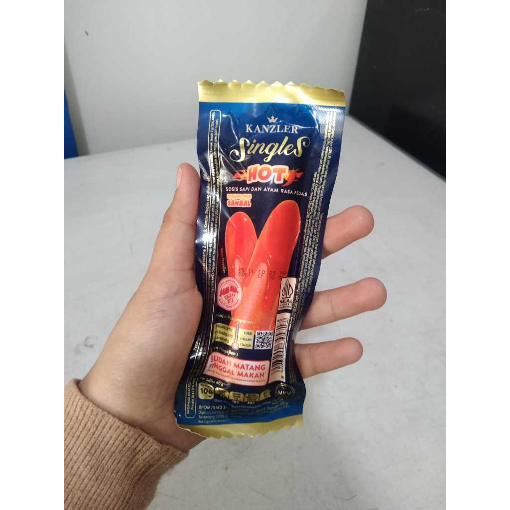 

Kanzler Sosis Single Hot 65gr