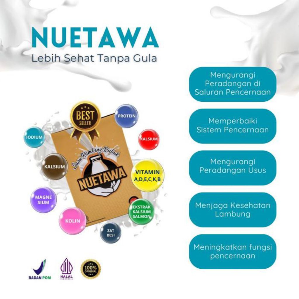 

Susu Kambing Nuetawa Original Bubuk 200 gram