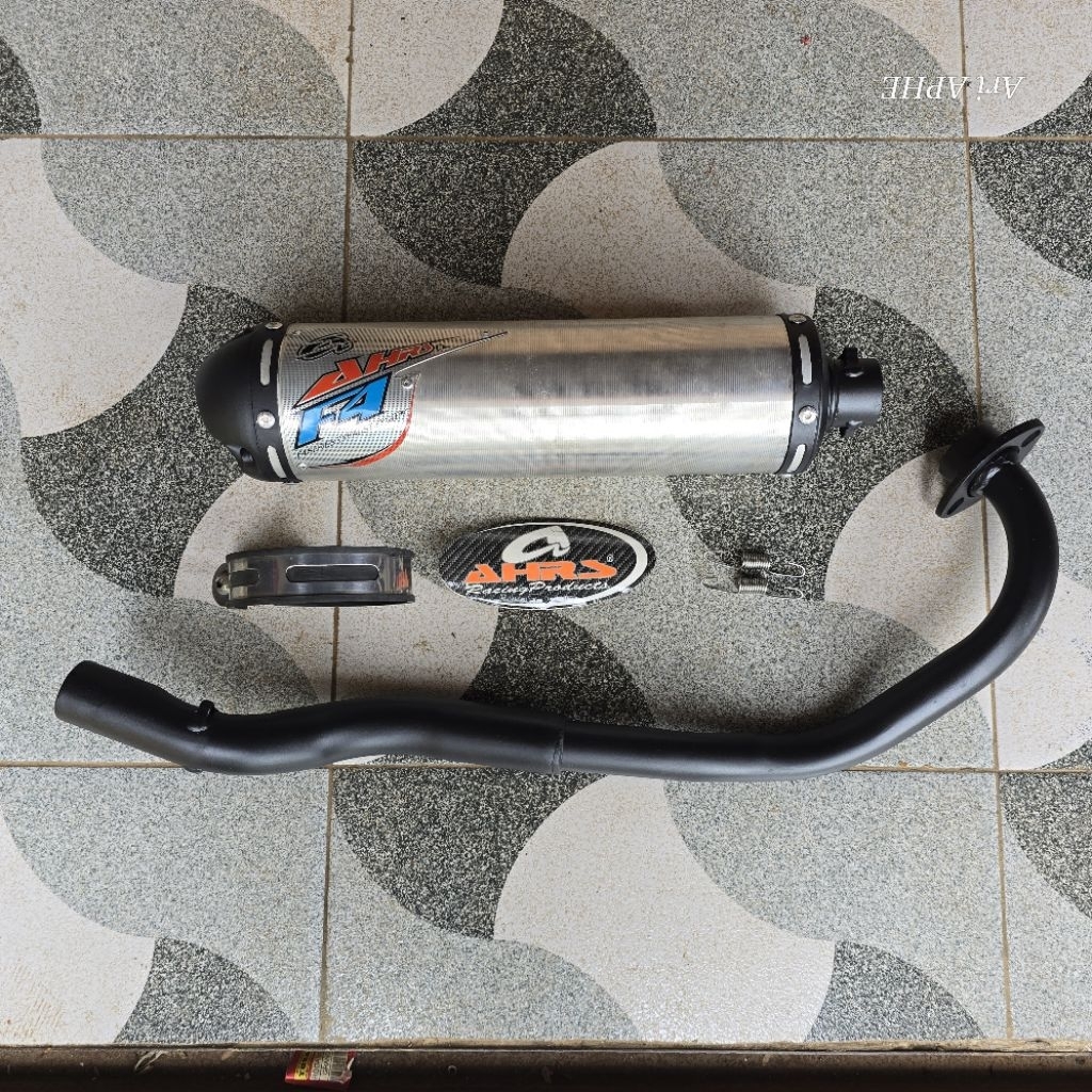 knalpot AHRS FACTORY 4 original JUPITER MX 135 OLD