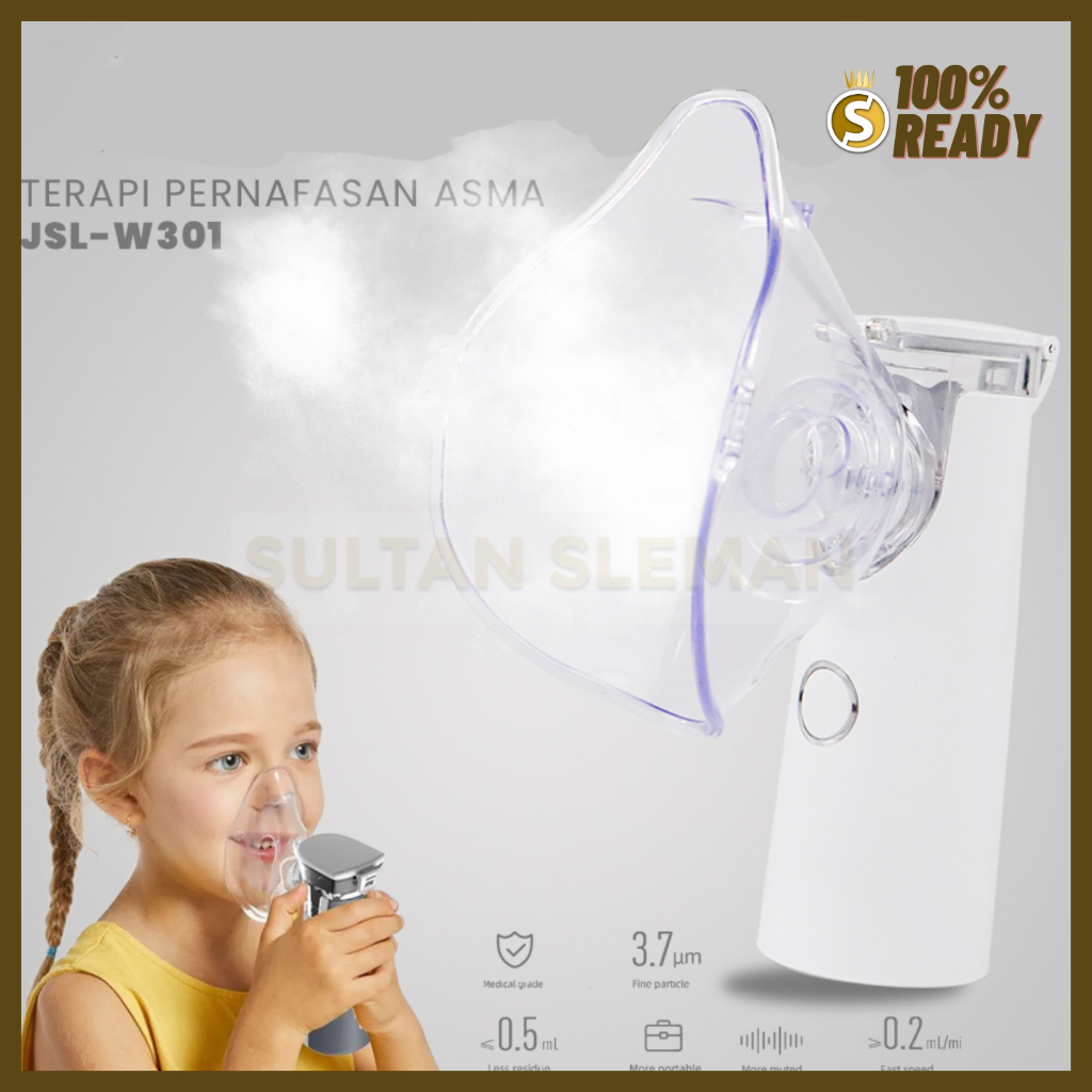 Nebulizer Uap / Nebulizer Portable / Alat Terapi Pernapasan / Nebulizer Portable Mesh