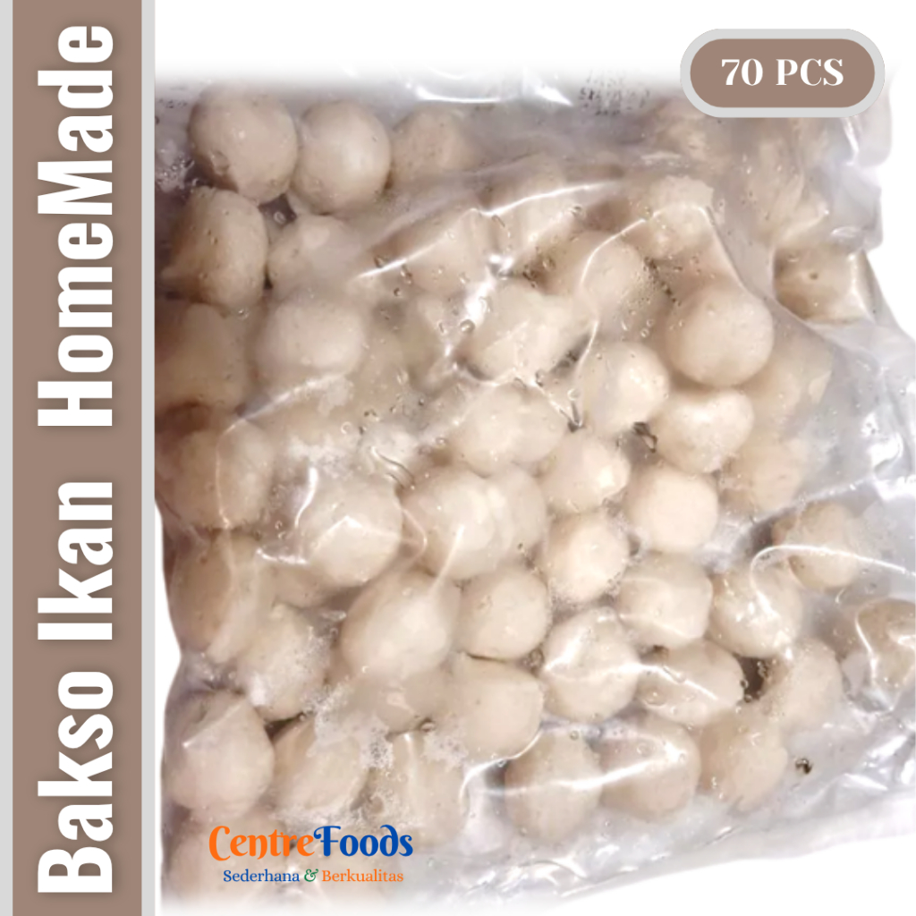 

Bakso Ikan Kecil ala Rasa Jepang - Baso Ikan Mini HOMEMADE | Isi 70 Pcs [ Harga Per BKS ]