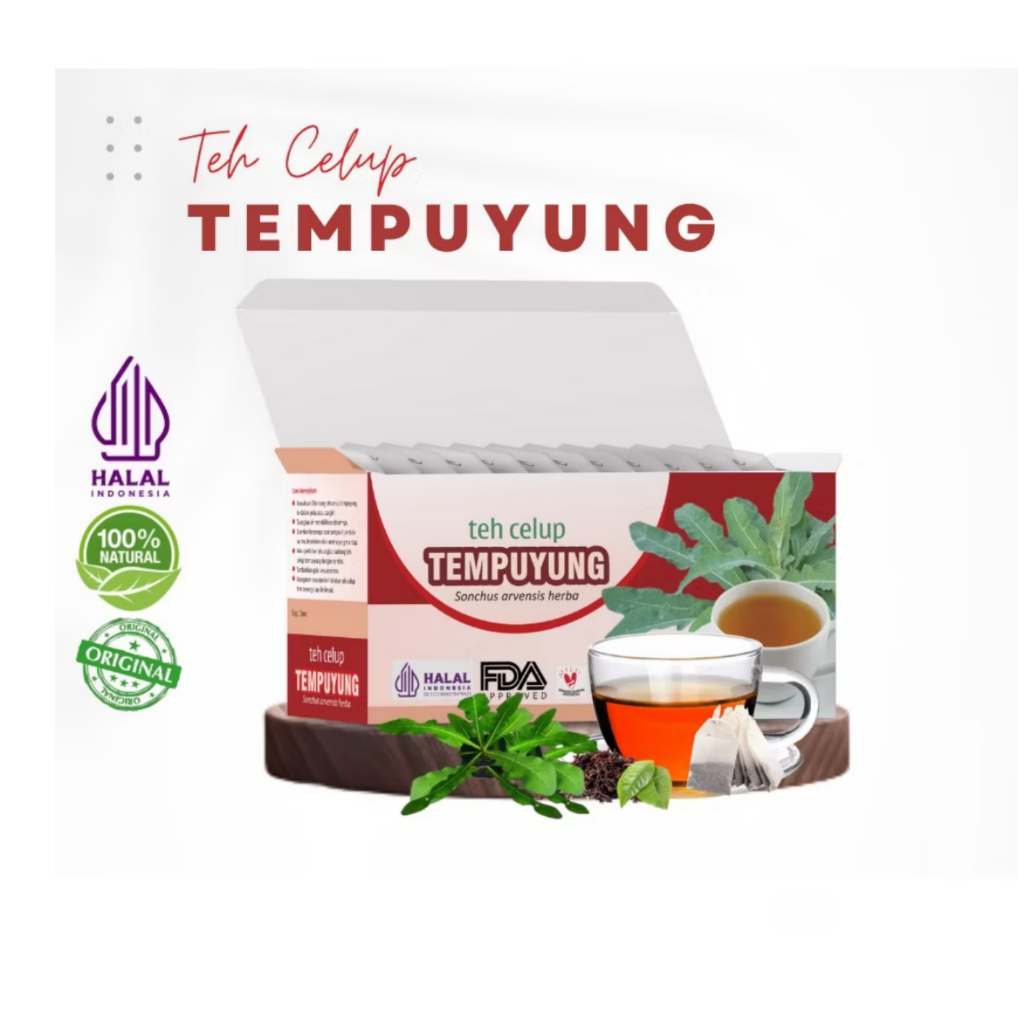 

TEH Celup TEMPUYUNG Isi 20 Tea Bags Teh Herbal Tempuyung