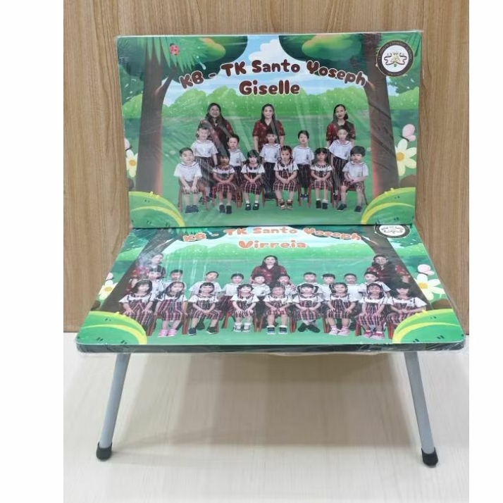 souvenir meja belajar anak/meja lipat kayu custom/souvenir guru sekolah/wisuda graduation/hampers me