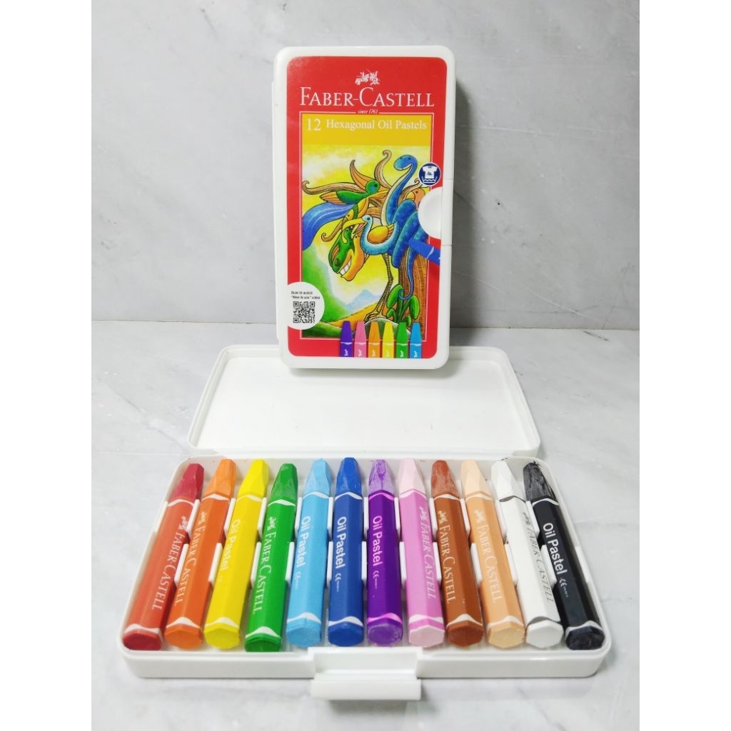

CRAYON FABER CASTELL ISI 12 WARNA / OIL PASTELS FABER CASTELL ISI 12 WARNA - FABER CASTELL