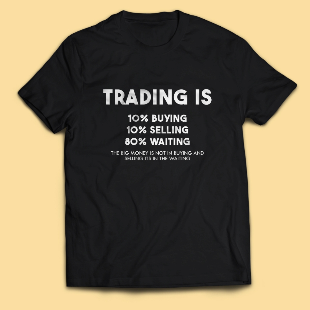 Kaos Pria Trader TRADING IS Dewasa Baju Atasan Unisex PakeKaos