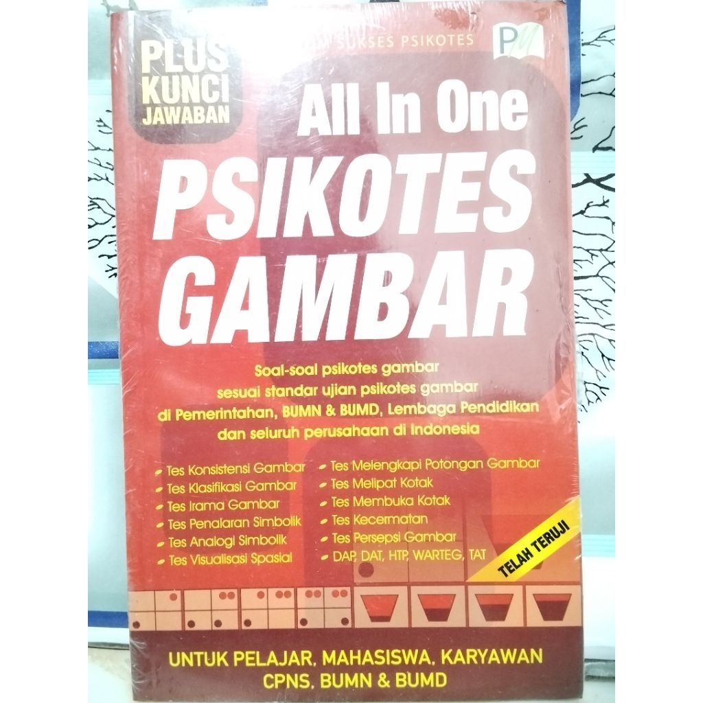 PSIKOTES GAMBAR PLUSS KUNCI JAWABAN// BISA COD BAYAR DITEMPAT