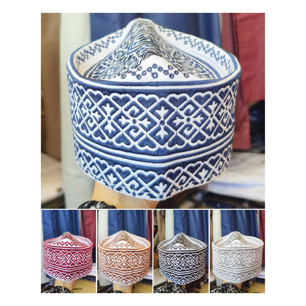 PECI OMAN Motif Santri Khas Temboro/Songkok Santri Terbaru Motif 10 Azzain