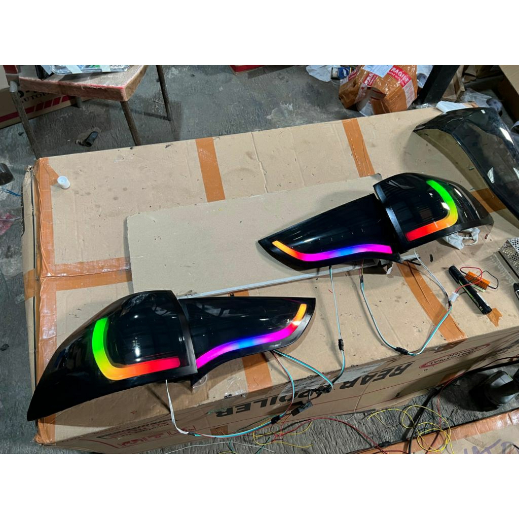 Bekas Mulus Stoplamp Pajero sport Smoke RGB Matrix Padlepop