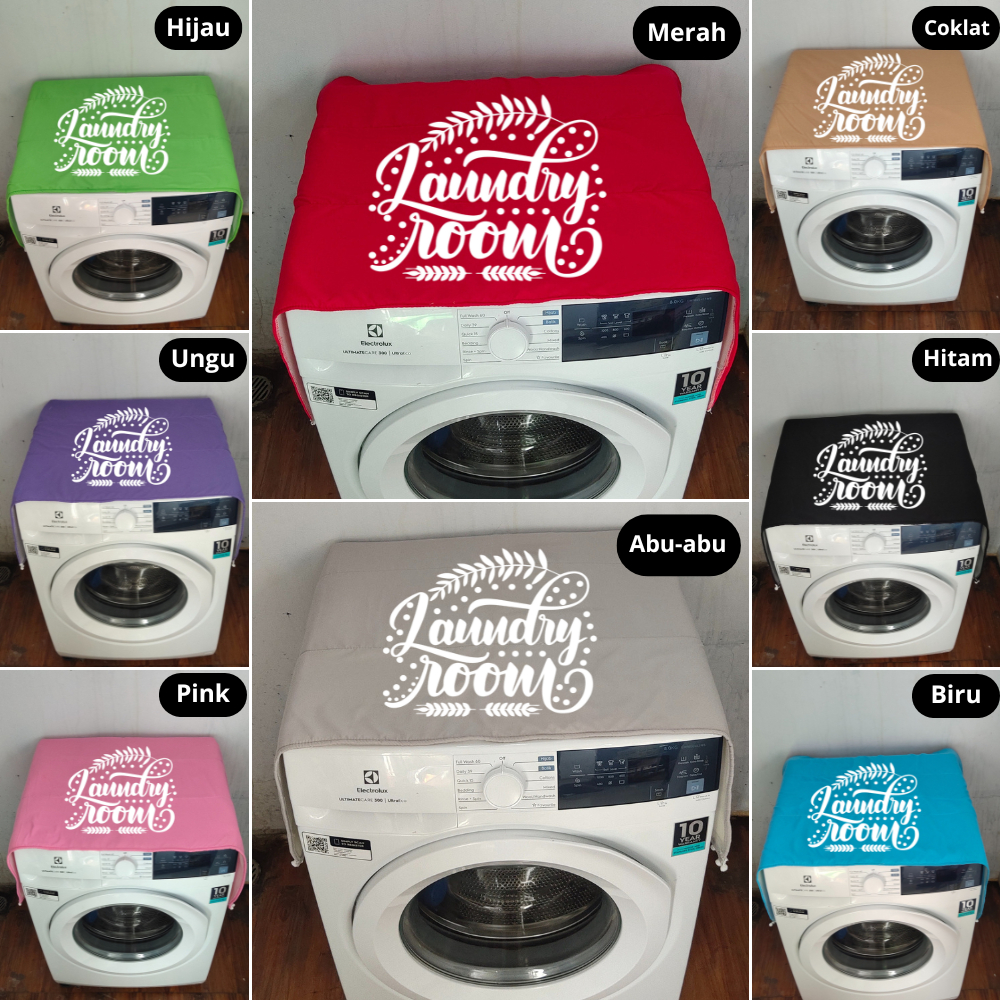 Sarung PENUTUP mesin cuci/Cover mesin cuci Quotes Shafiyyah.sarban.