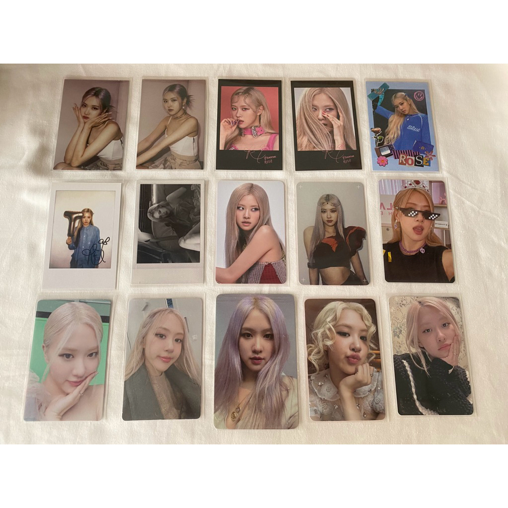 Rose photocard Blackpink