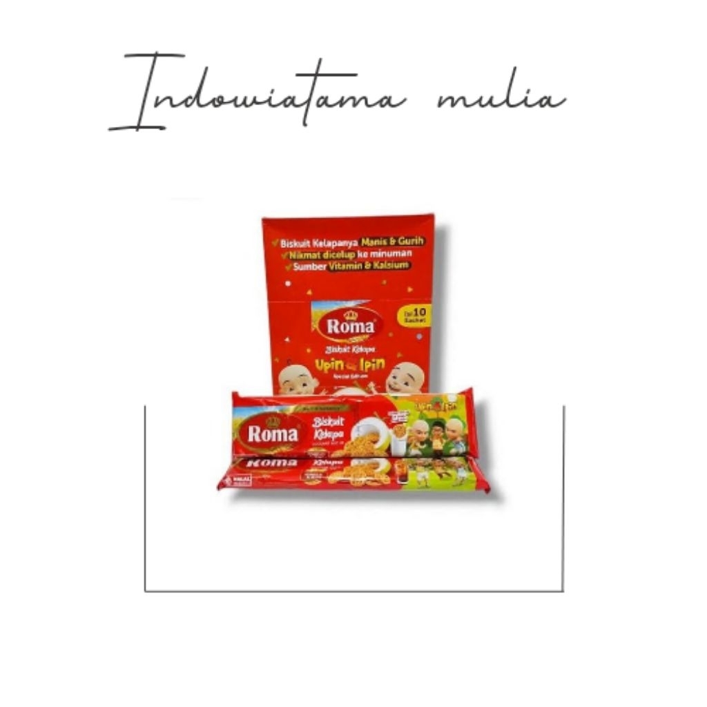

ROMA KELAPA BOX UPIN&IPIN ISI 10 SACHET