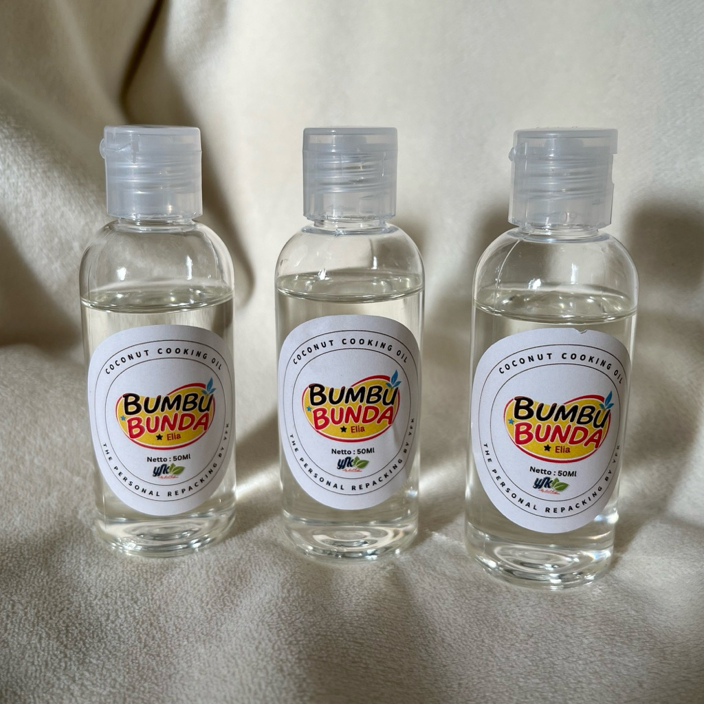 

Coconut Oil Bunda Elia Repacking 50Ml (Mpasi) By YFK