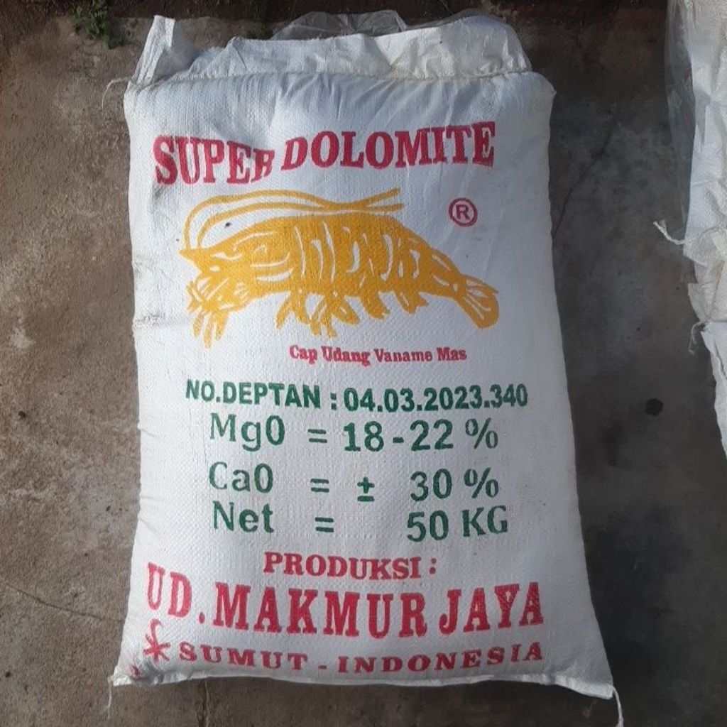PUPUK DOLOMITE 50 KG KEMASAN PABRIK