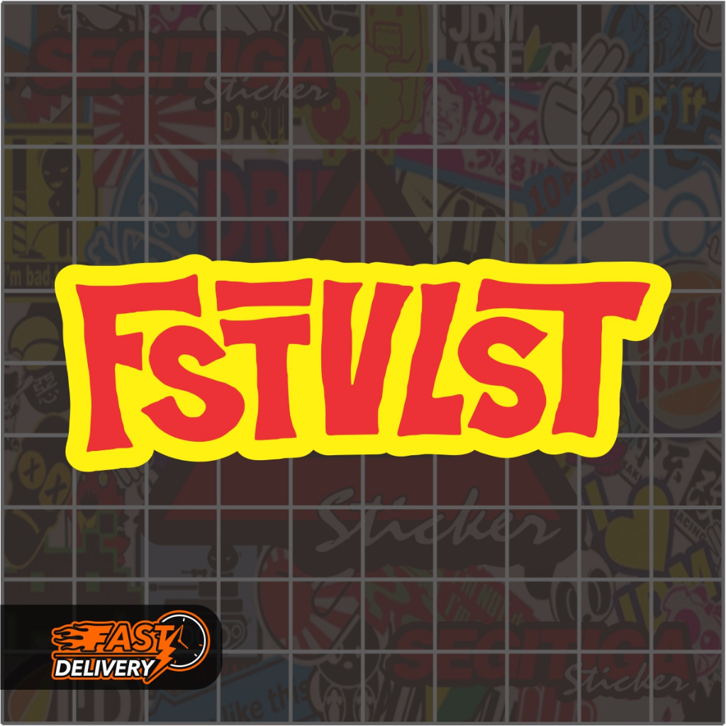 

Sticker FSTVLST V2 Ukuran 8.5 x 3 Cm