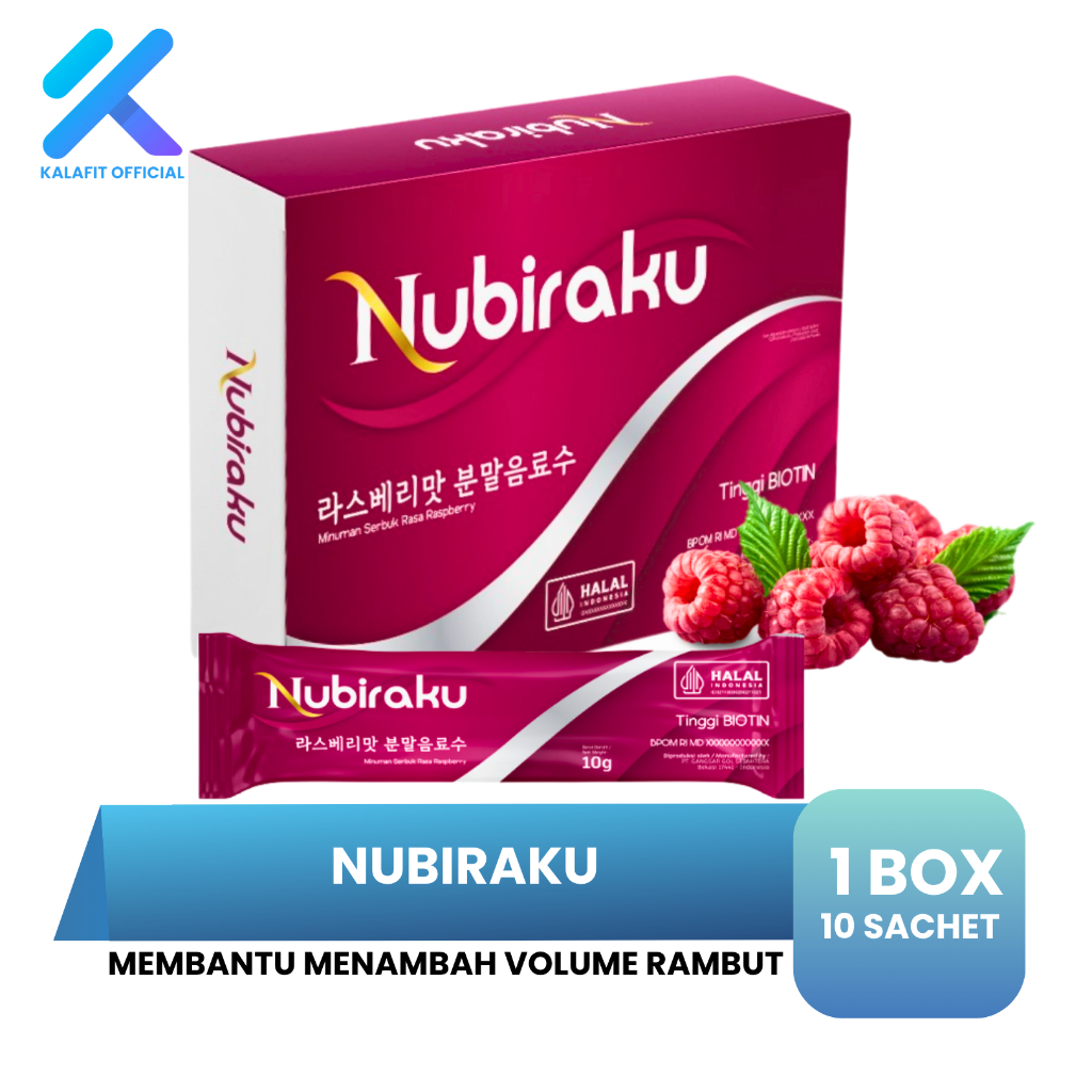 NUBIRAKU Biotin Collagen Boost Obat Rambut Rontok Dan Penumbuh Rambut Pria dan Wanita