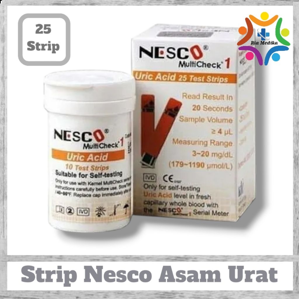 Strip Nesco Asam Urat   Refill Nesco Asam Urat   Isi Ulang Nesco Asam Urat