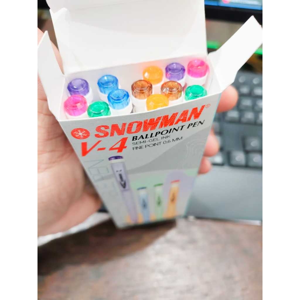 

Pen / Ballpen / Pulpen SNOWMAN V4 0.6mm (1PACK)