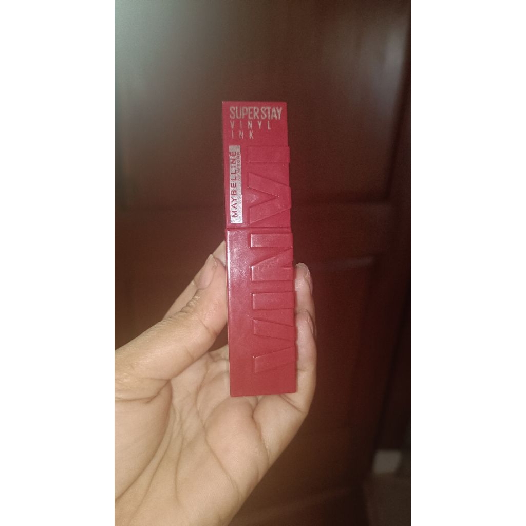 lipstik maybelline superstay vinyl ink no 55 royal asli 100%