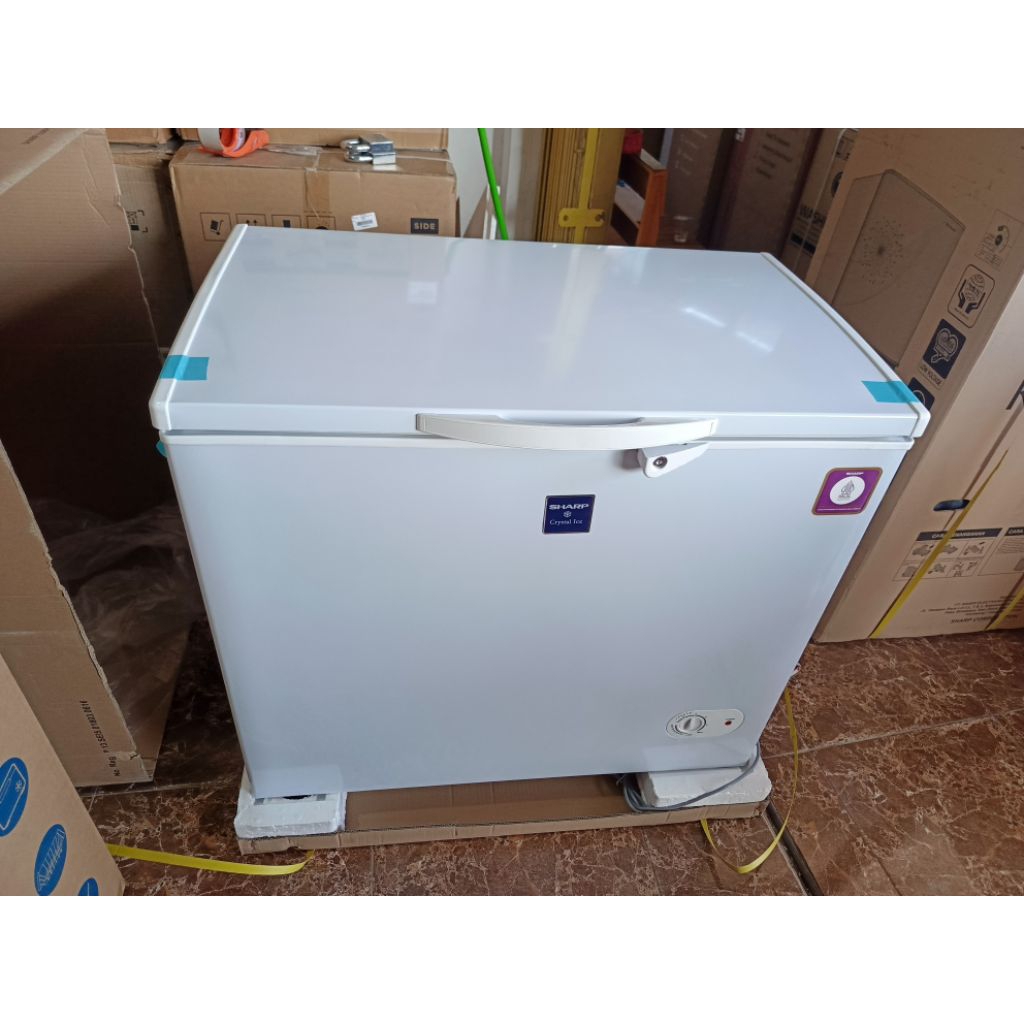 freezer box sharp 200L /freezer sharp frv-200 garansi resmi