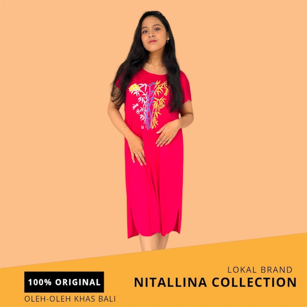 Daster Bambu Bali Midi Daster Kekinian Oleh Oleh Khas Bali