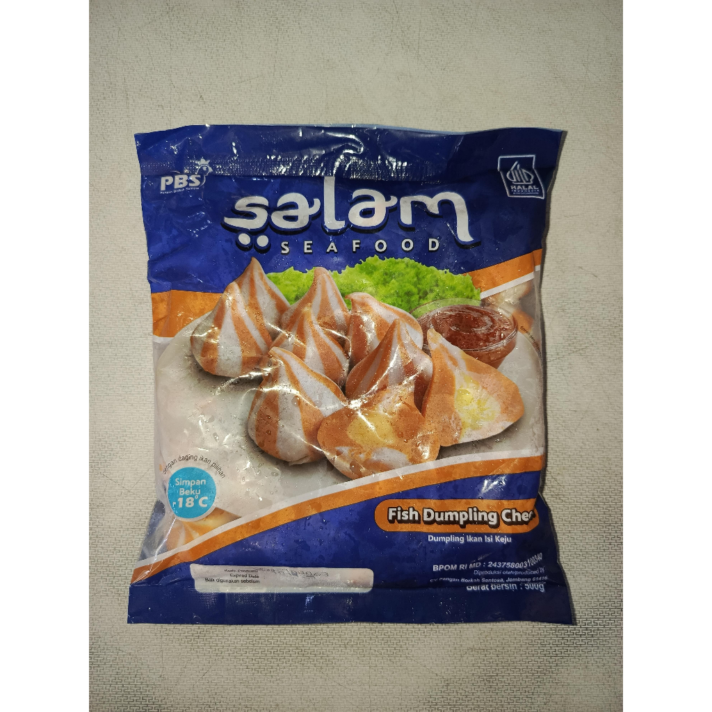 

SALAM SEAFOOD FISH DUMPLING CHEESE 500GR