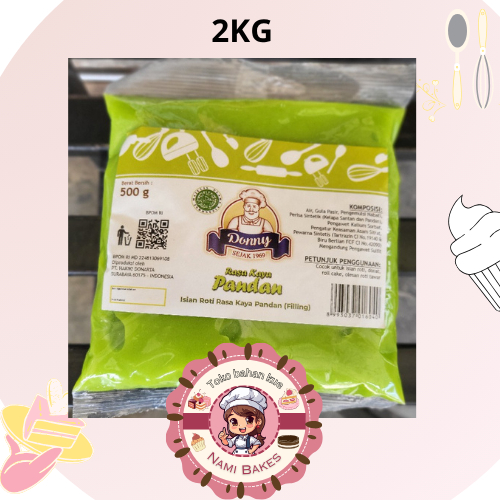 

Selai Donny Kaya Pandan Olesan Filling Topping Kue
