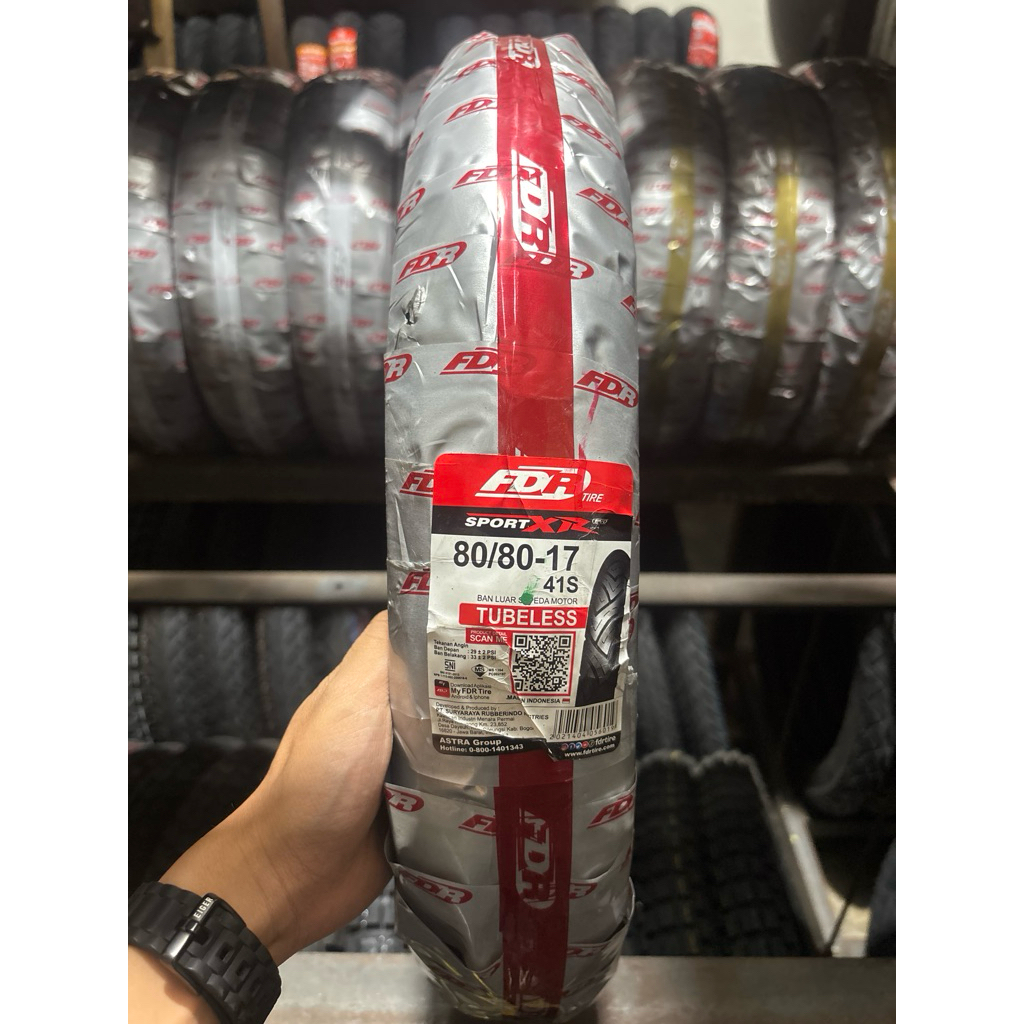 FDR SPORT XR EVO 80/80 RING 17 TUBELESS