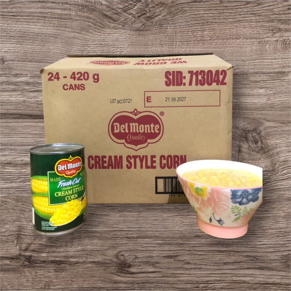 

Del Monte Cream Corn dan Krim Jagung Manis Jagung Sup
